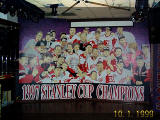 mural artist James Labadie - 1997 Stanley Cup Champions Redwings mural
