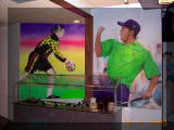 mural artist James Labadie - golf mural and soccer mural