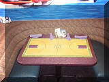 mural artist James Labadie - basketball table painting