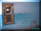 mural artist James Labadie - Kids Pirate Ship mural right wall